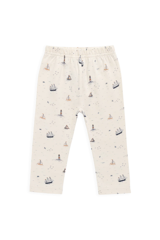 Organic Cotton Everyday Legging Sailing Day