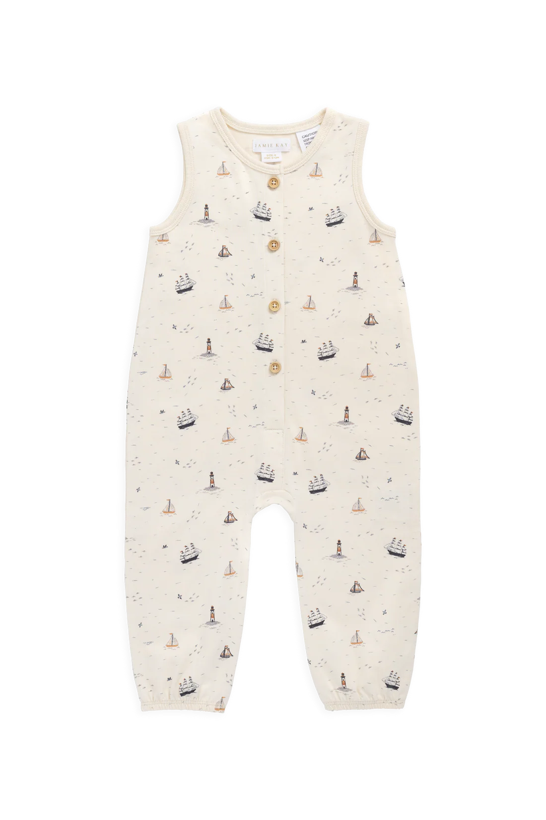 Organic Cotton Rupert Onepiece Sailing Day