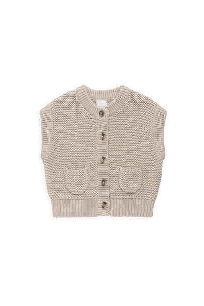 Rome Knit Vest Oat