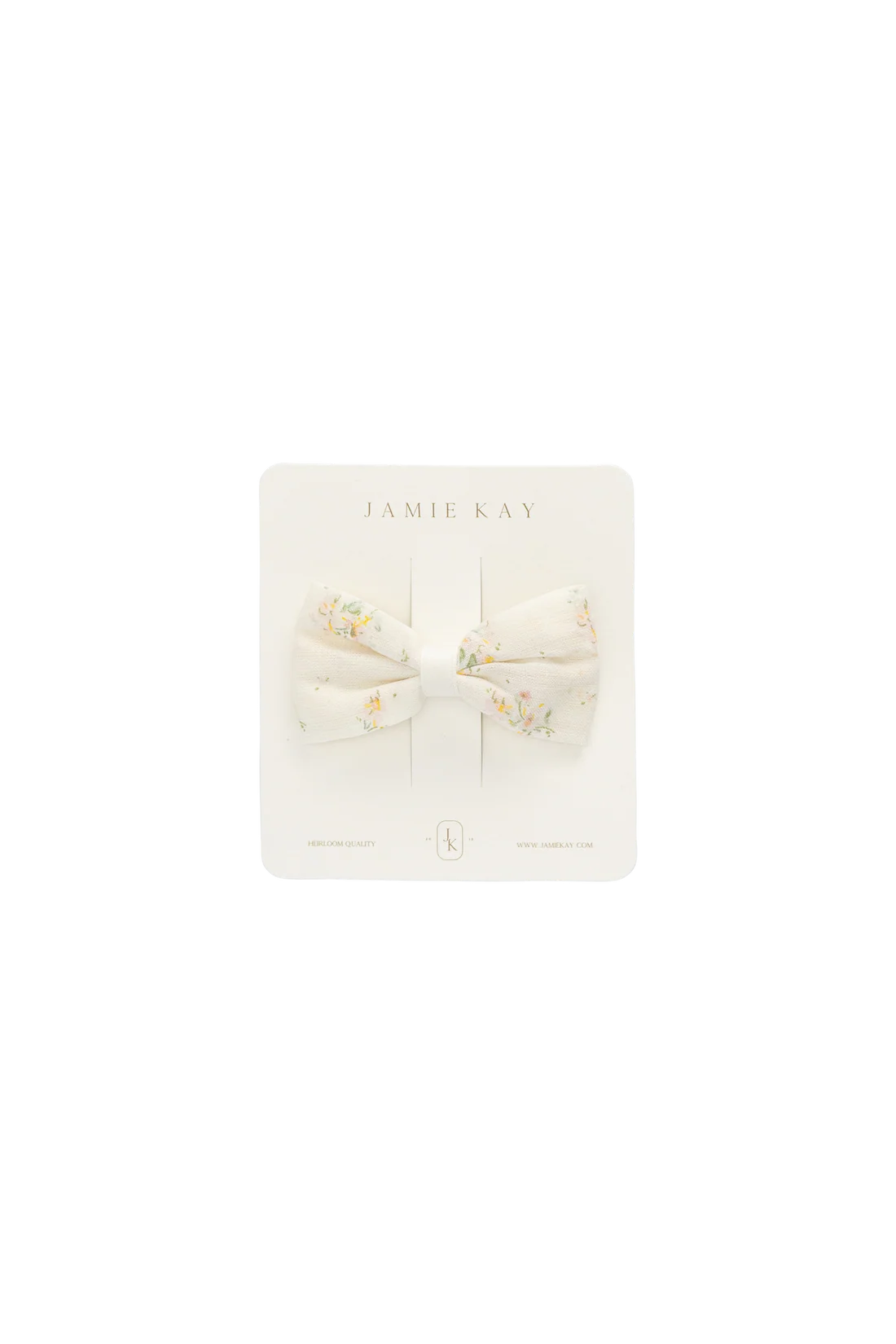 Organic Cotton Desiree Bow Justine Parchment