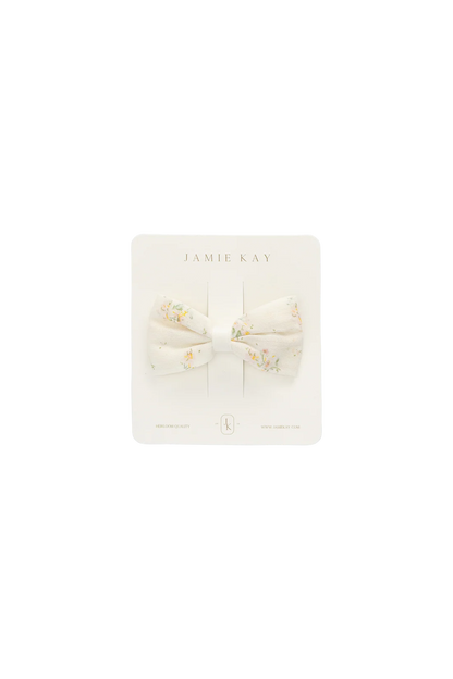 Organic Cotton Desiree Bow Justine Parchment