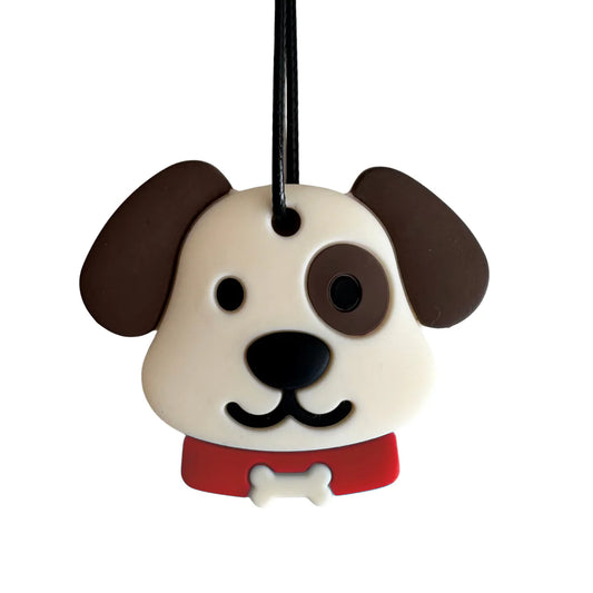 Puppy Pendant A Loyal Little Friend Red