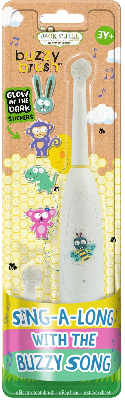 Kids Electric Musical Toothbrush Buzzy Brush (3+ yrs)