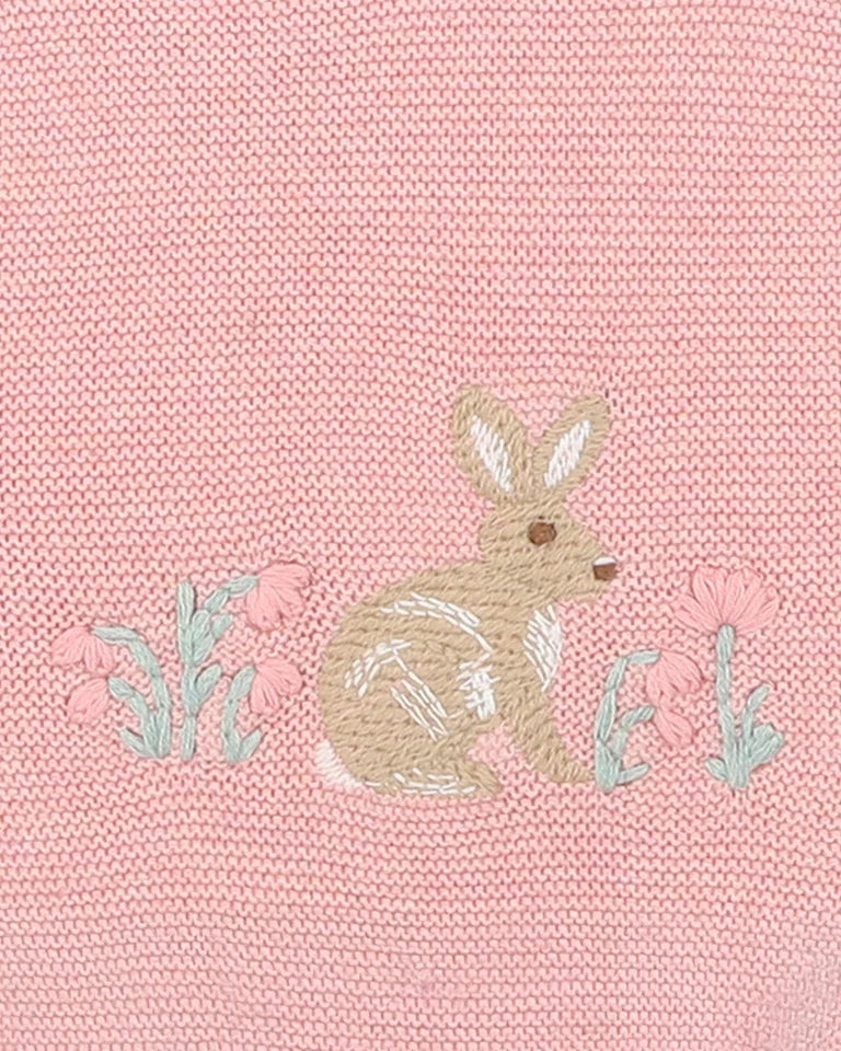 Fern Bunny Organic Knitted Jumper Blossom