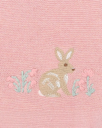 Fern Bunny Organic Knitted Jumper Blossom