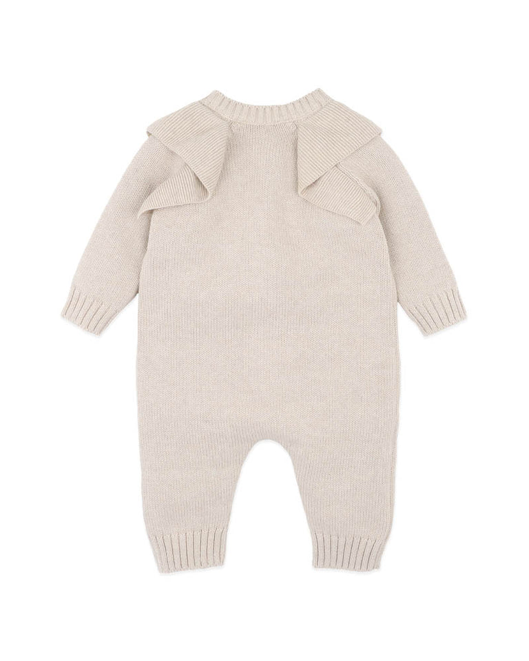 Fern Hand Embroidered Organic Knitted Romper