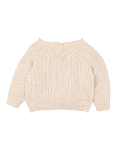 Fern Hand Embroidered Organic Jumper
