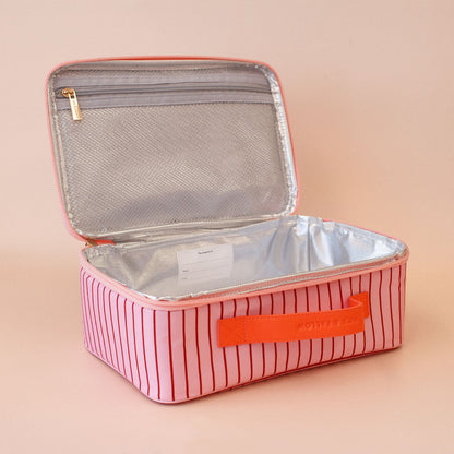 Strawberry Stripe Large Lunch Bag