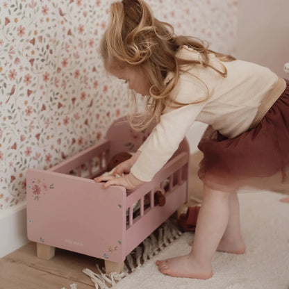 Wooden Doll Bed