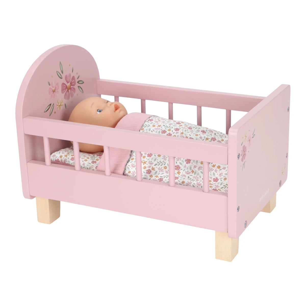 Wooden Doll Bed