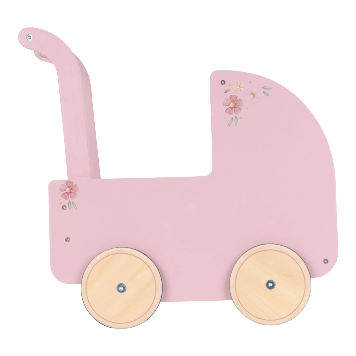 Wooden Doll Pram