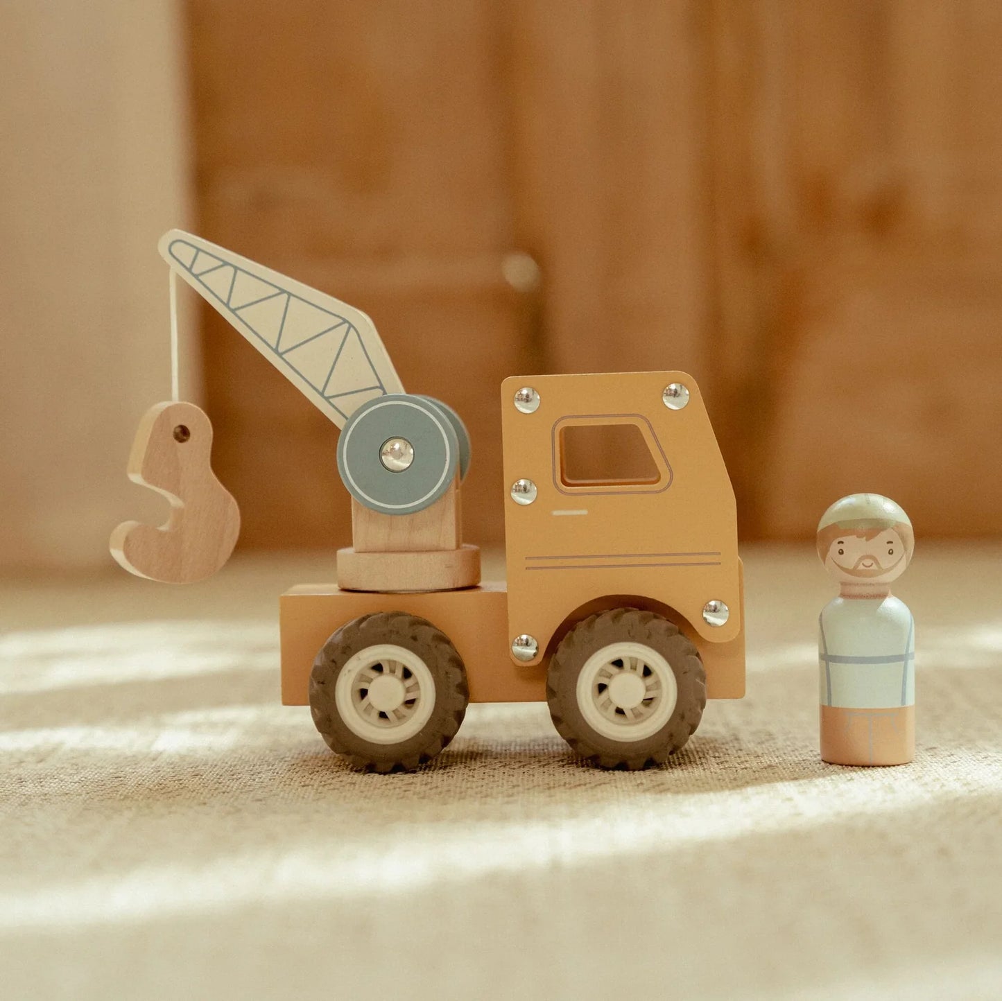 Wooden Crane Truck