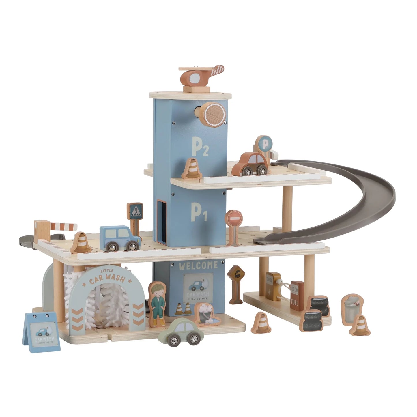 Wooden Play Garage