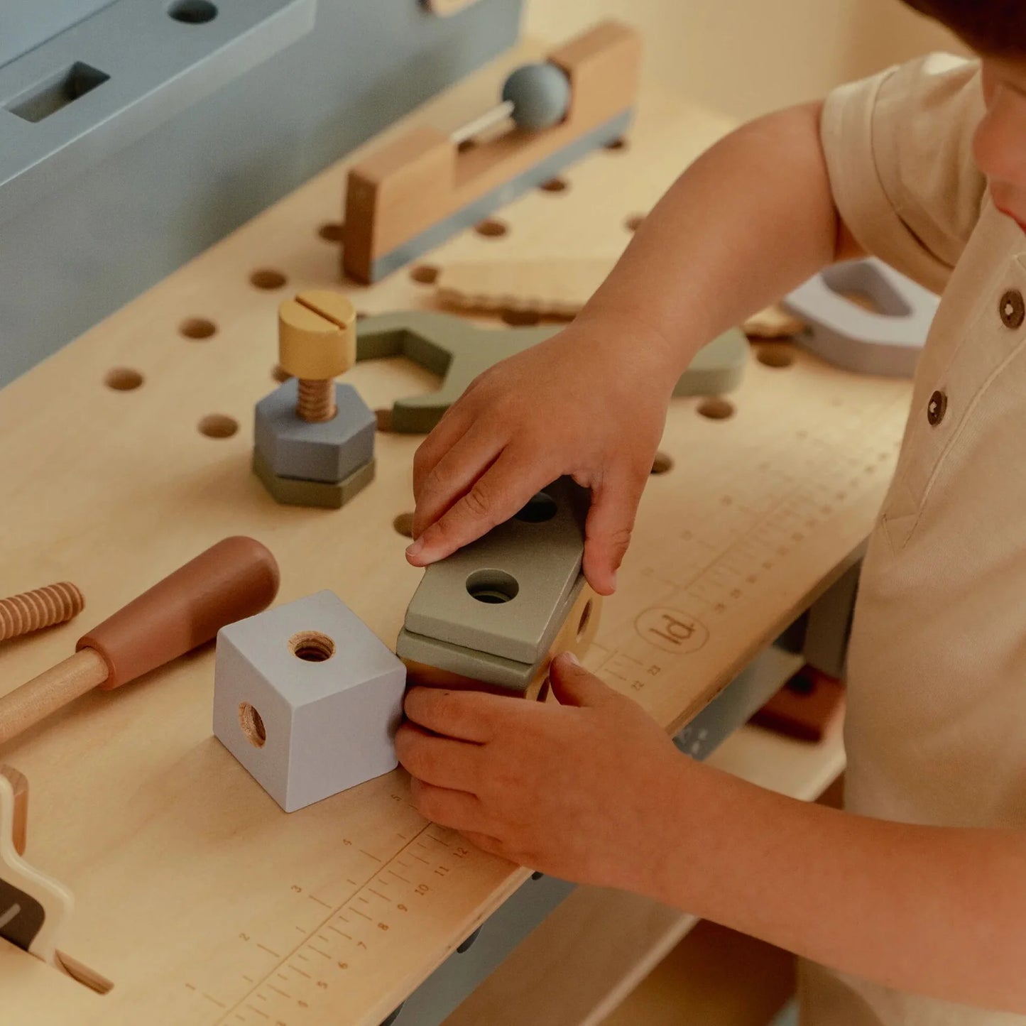 Wooden Play Workbench