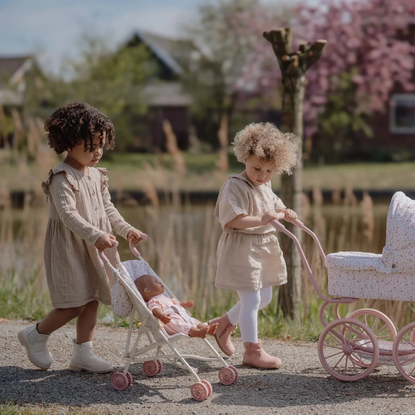 Metal Doll Stroller