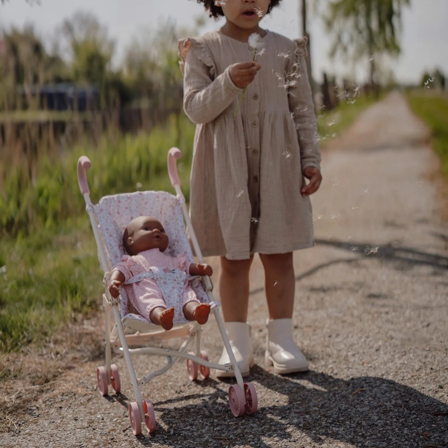 Metal Doll Stroller