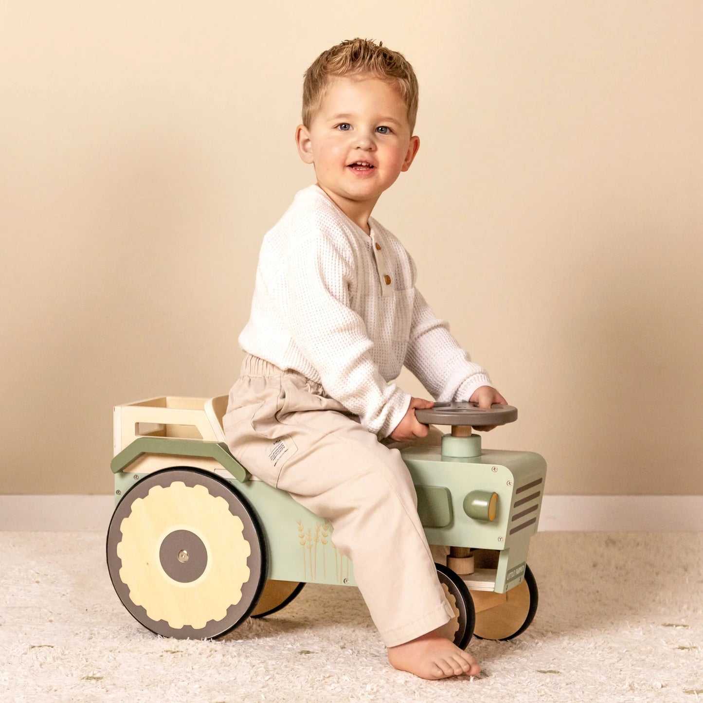 Wooden Walking Tractor
