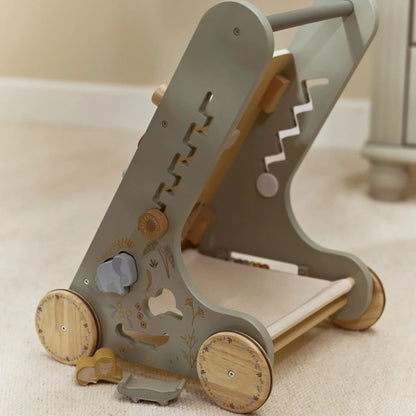 Wooden Baby Activity Walker Safari