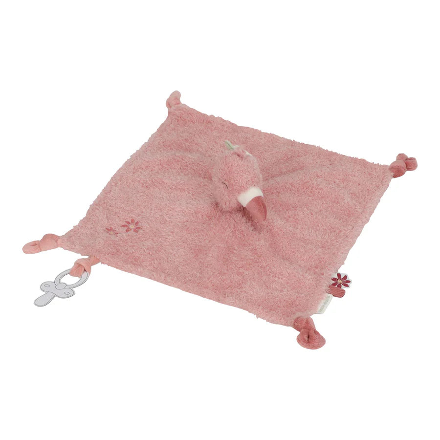 Safari Friends Cuddle Cloth Flamingo