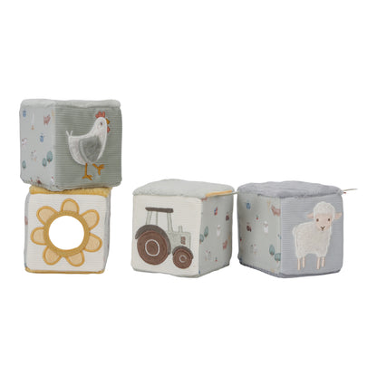 Soft Cubes Set - Little Farm