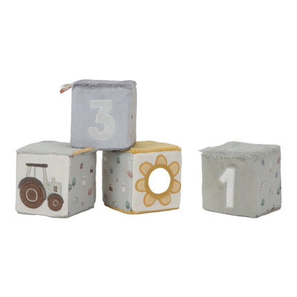 Soft Cubes Set - Little Farm
