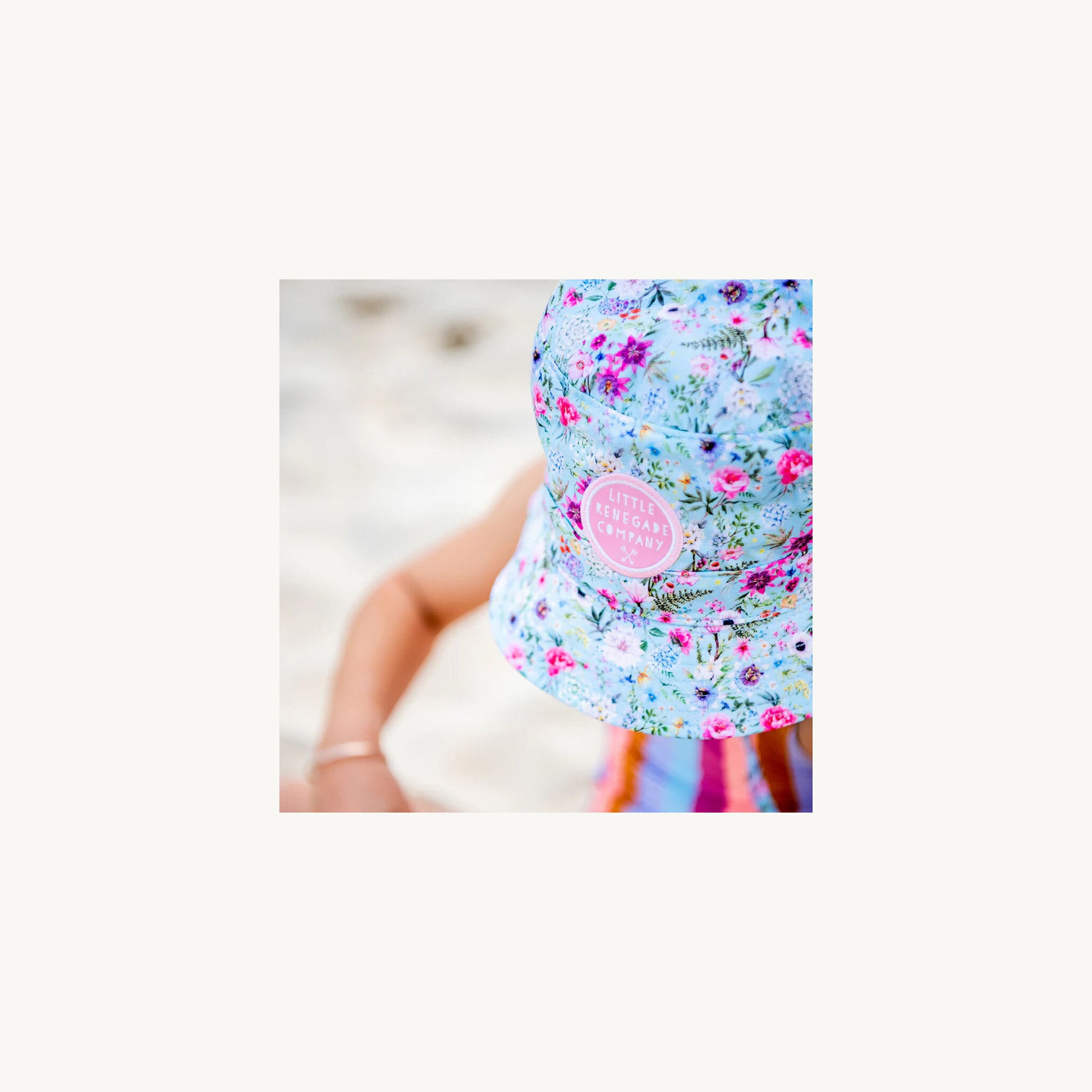 Little Renegade Company hat – Reversible Bucket Hat Meadow from Aster & Ruby