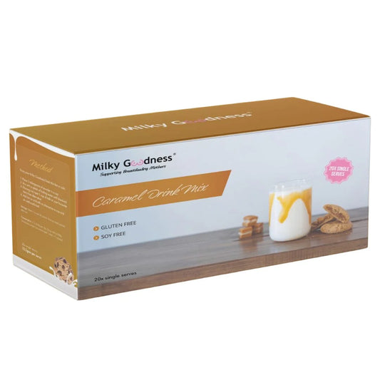 20 x Single Serve Lactation Caramel Drink Mix