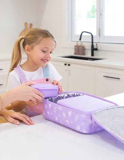Large Insulated Lunch Bag - Cosmic Bloom