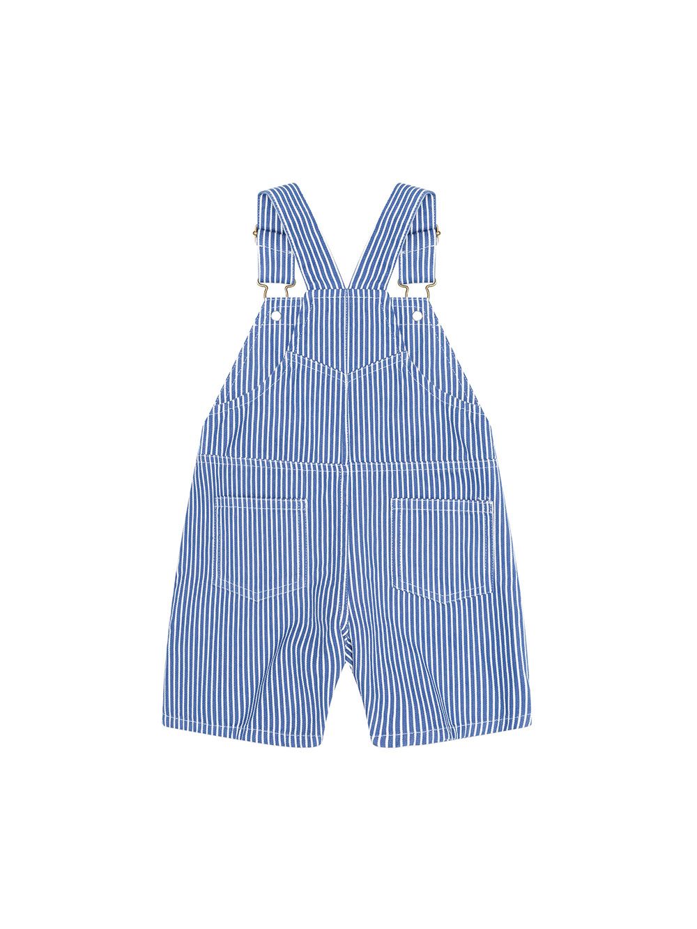 Cobalt Stripe Carpenter Shortall