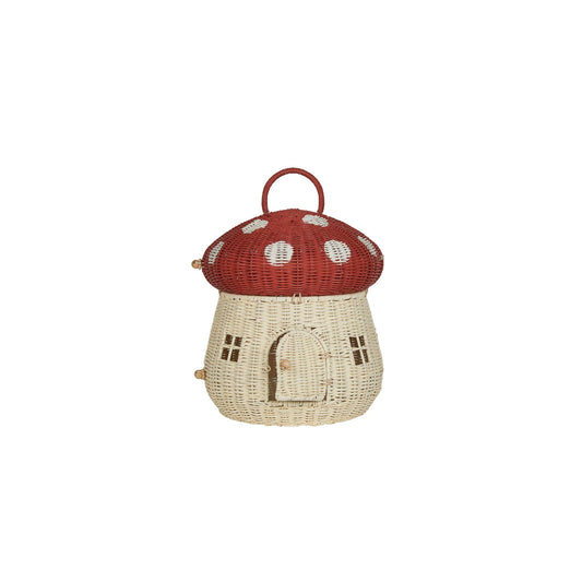 Olli Ella Mushroom Doll House Red | Aster & Ruby