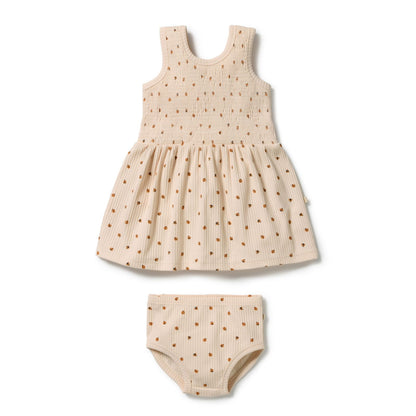 Little Lady Bugs Organic Dress Set