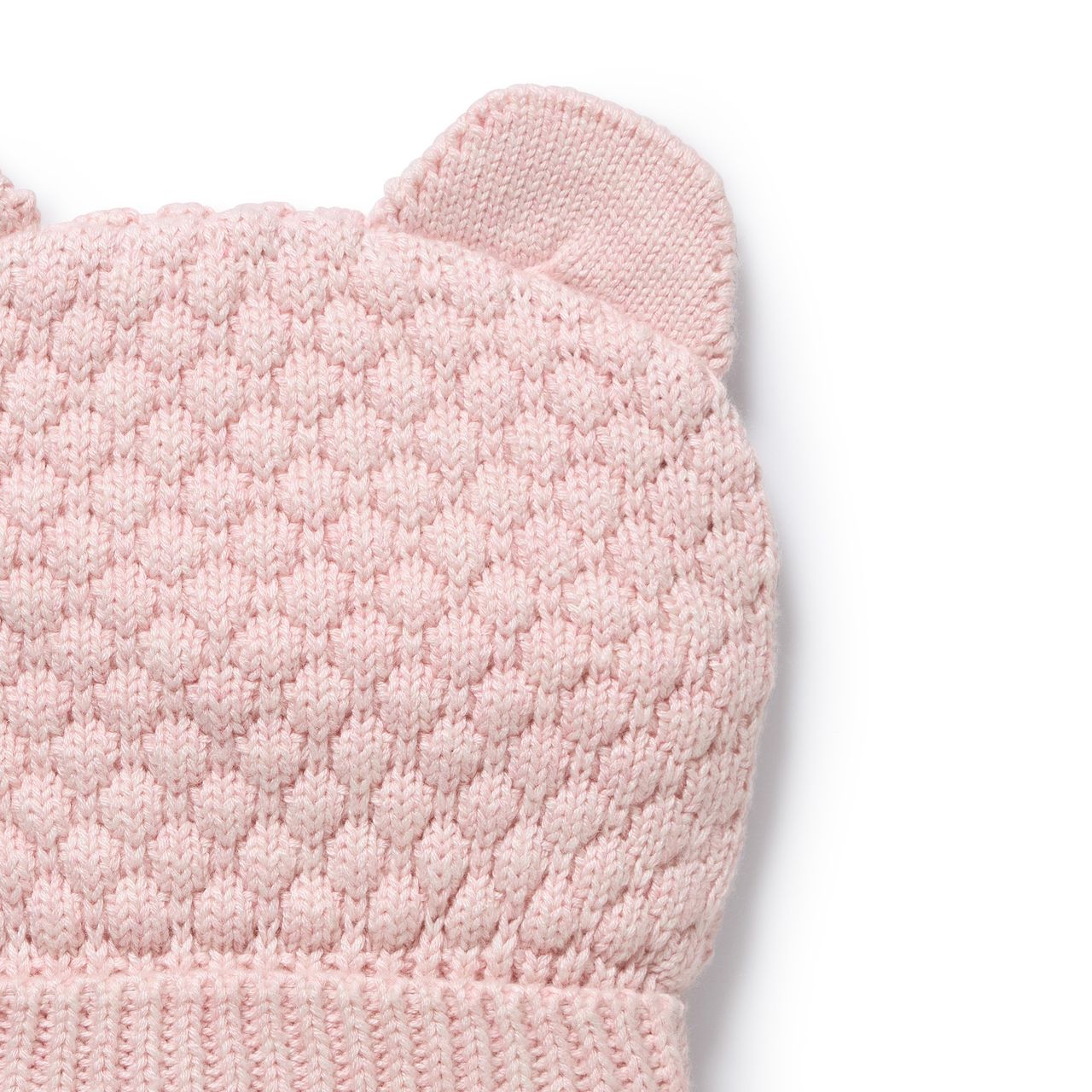 Marshmellow Organic Knitted Bear Hat