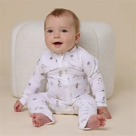 Snuggle Hunny Kids Garden Friends Organic Snugglesuit Convertible Romper | Aster & Ruby