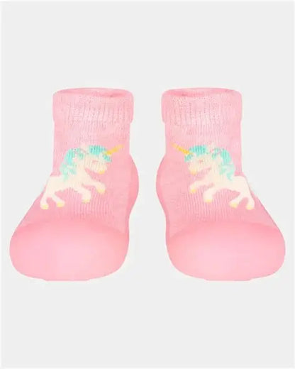Toshi Organic Hybrid Walking Socks Dreamtime Footsteps Unicorn | Aster & Ruby