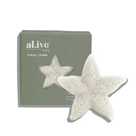 Baby Konjac Sponge - White
