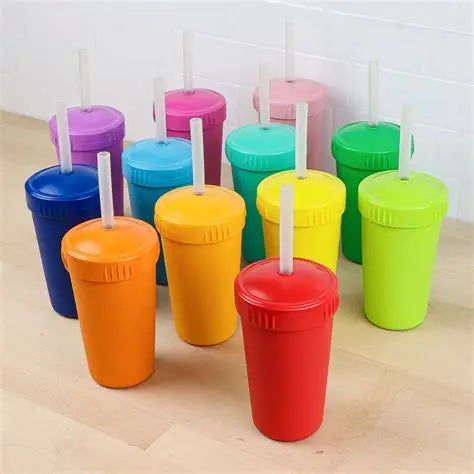 Straw Cup with Reusable Straw