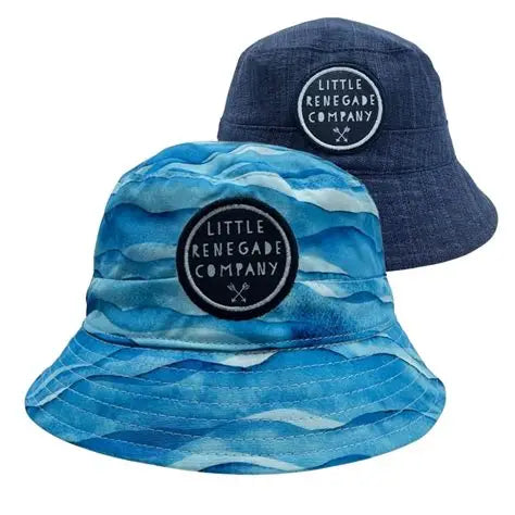 Little Renegade Company Pacific Reversible Bucket Hat | Aster & Ruby