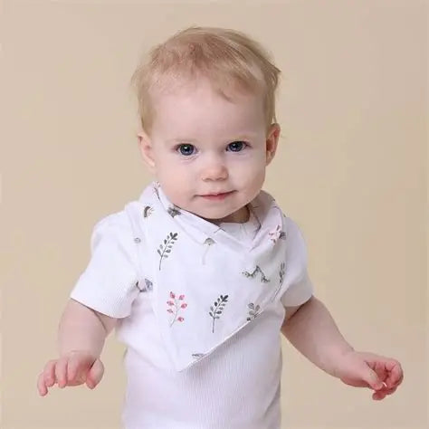 Snuggle Hunny Kids Garden Friends Organic Dribble Bib | Aster & Ruby