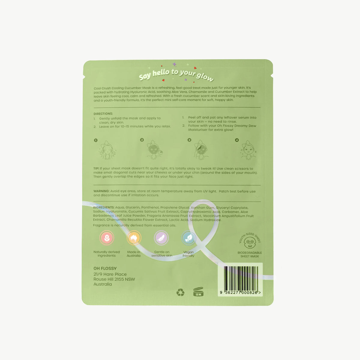 Cool Crush Cooling Cucumber Mask
