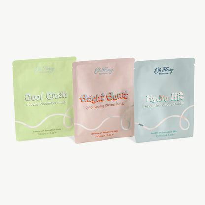 Skin Squad Sheet Mask Trio