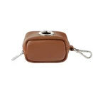 Waste Bag Dispenser Chestnut Brown Vegan Leather