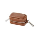 Waste Bag Dispenser Chestnut Brown Vegan Leather