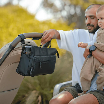 Multitasker Pram Caddy Black Weatherproof