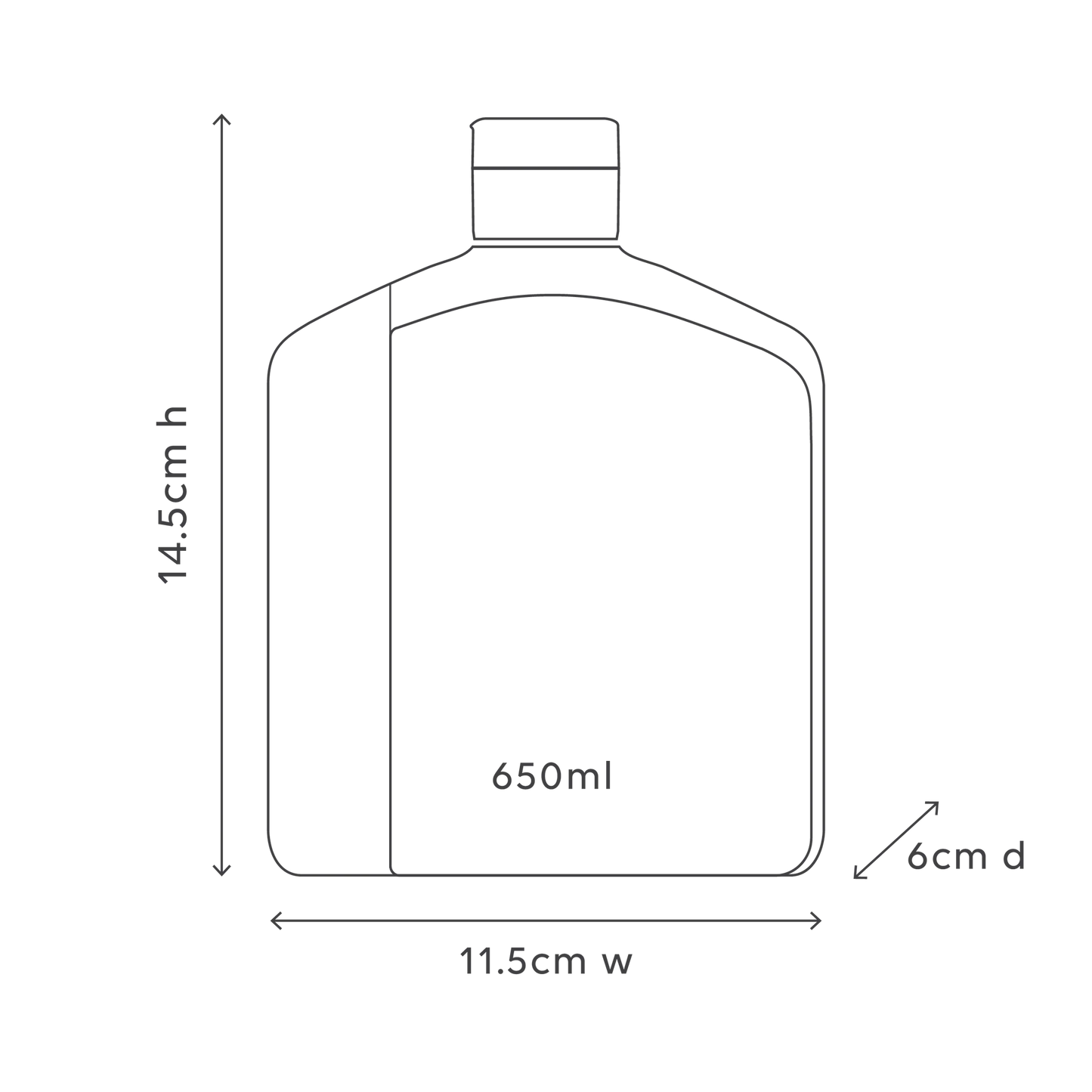 650ml Baby Wash Refill - Calming Oatmeal