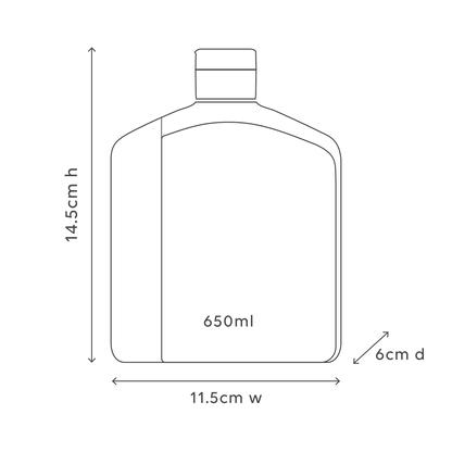 650ml Baby Wash Refill - Calming Oatmeal