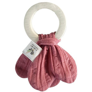 Natural Rubber Teether Dusty Pink