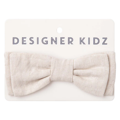 Finley Linen Bow Tie Sand
