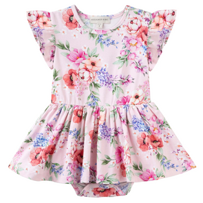 Frankie Floral Bell Sleeve Romper