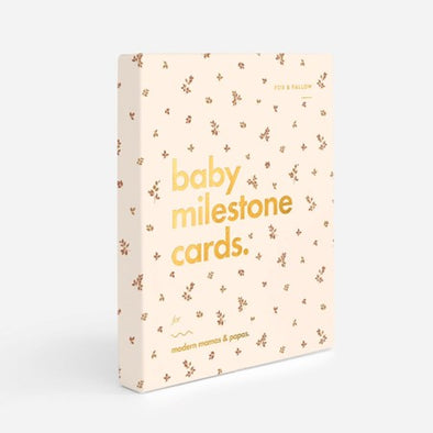 Fox & Fallow Baby Milestone Cards Broderie