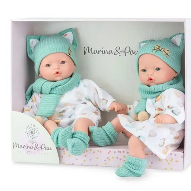 Marina & Pau Pitus Twins Doll